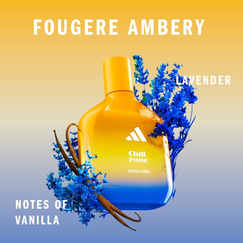 Coty x Adidas Vibes Chill Zone showing the bottle