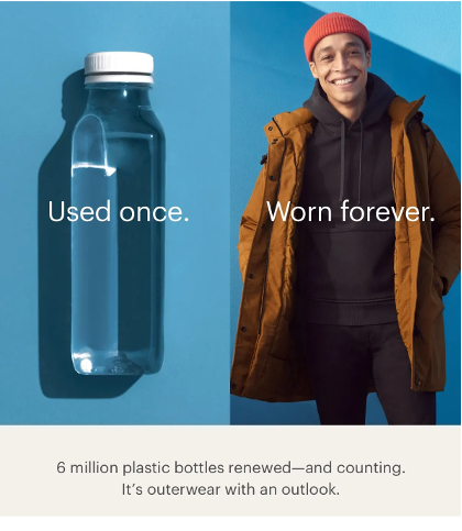 Sustainable fashion ad